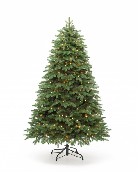 Искусственная елка Парижанка 180 см., 367 теплых белых LED ламп, Литая хвоя+ПВХ, ЕлкиТорг (138180) оптом