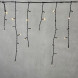 Светодиодная бахрома 4,9*0,5 м., 240 теплых белых LED ламп, черный провод ПВХ, Beauty Led (PIL240-11-2WW) 