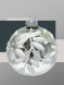 Набор винтажных стеклянных шаров Старинный вальс 80 мм., серебро, 9 шт., Christmas DeLuxe (14089) 