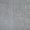 Светодиодная бахрома 3,1*0,5 м., 150 экстра теплых белых LED ламп, прозрачный провод ПВХ, LTC (PIL150-10-2EWW)