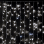Светодиодный занавес 2*3 м., 600 белых LED ламп, мерцание, облегченный, прозрачный провод ПВХ, LTC (PCL600NOTBLW-10-2W)