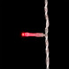 Светодиодная бахрома мерцающая 3,1*0,5 м, 220V., 150 красных LED ламп, соединяемая, прозрачный ПВХ, Beauty Led (PIL150BL-10-2R) 
