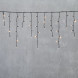 Светодиодная бахрома 3,1*0,5 м., 150 экстра теплых белых LED ламп, черный провод ПВХ, LTC (PIL150-11-2EWW) 