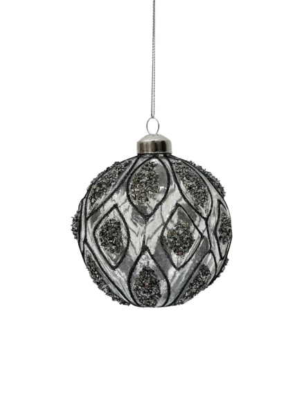 Набор стеклянных шаров Чародейка 100 мм., 6 шт., Christmas DeLuxe (13135) 