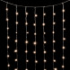 Светодиодный мерцающий облегченный занавес 2*3 м, 220V., 600 теплых белых LED ламп, прозрачный ПВХ, Beauty Led (PCL600NOTBL-10-2WW) 