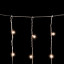 Светодиодный мерцающий облегченный занавес 2*3 м, 220V., 600 теплых белых LED ламп, прозрачный ПВХ, Beauty Led (PCL600NOTBL-10-2WW)