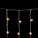 Светодиодный мерцающий облегченный занавес 2*3 м, 220V., 600 теплых белых LED ламп, прозрачный ПВХ, Beauty Led (PCL600NOTBL-10-2WW) 