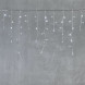 Светодиодная бахрома 4,9*0,5 м., 240 белых LED ламп, мерцание, прозрачный провод ПВХ, Beauty Led (PIL240BLW-10-2W) 