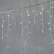 Светодиодная бахрома 4,9*0,5 м., 240 белых LED ламп, мерцание, прозрачный провод ПВХ, Beauty Led (PIL240BLW-10-2W) 