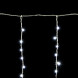 Светодиодная бахрома 1*1 м., 220V., 65 холодных белых LED ламп, прозрачный силикон, Beauty Led (ECC65-10-2W) 