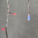 Светодиодная бахрома 4,9*0,5 м., 240 LED красный, мерцание, прозрачный провод ПВХ, Beauty Led (PIL240BLW-10-2R) 