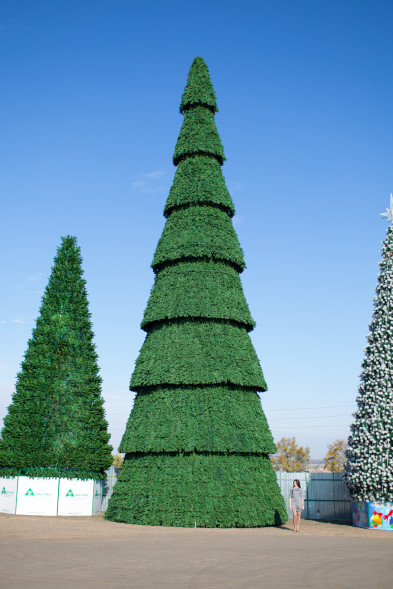 Уличная сосна сегментная Сибирская зеленая 29 м., каркасная, Леска, Green Trees (GT29SIBLES) 