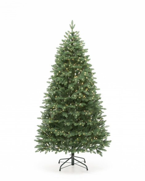 Искусственная елка Олимпия 240 см., 100% литая хвоя, теплых белых LED ламп, ЕлкиТорг (265240) оптом