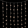 Светодиодный занавес 2*2 м., 400 теплых белых LED ламп, облегченный, прозрачный провод ПВХ, LTC (PCL400NOT-10-2WW)
