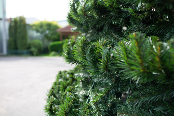Уличная елка Испанская зеленая 14 м., каркасная, ПВХ, Green Trees (GT14ISPVC) 