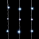 Светодиодный занавес 2*3 м., 600 белых LED ламп, облегченный, прозрачный провод ПВХ, LTC (PCL600NOT-10-2W) 