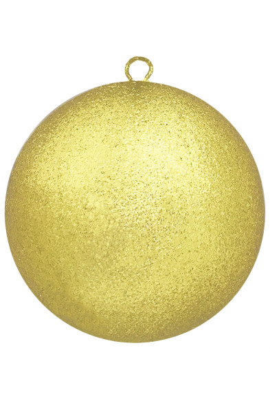 Шар из пенополистирола с блестками Искристый 120 мм., золото, ПромЕлка (SHI-120GOLD) 