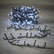 Светодиодная нить Snake Light 1000 холодных ламп, 20 м., 24В, 8 режимов, зеленый провод, для елки 230-260 см., Christmas DeLuxe (83775) 
