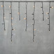 Светодиодная бахрома 3,1*0,5 м., 150 экстра теплых белых LED ламп, мерцание, черный провод ПВХ, LTC (PIL150BLW-11-2EWW) 