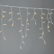 Светодиодная бахрома 3,1*0,5 м., 120 LED, тепло-белый, статика, белый провод каучук, LTC (ECO120-8-2WW) 