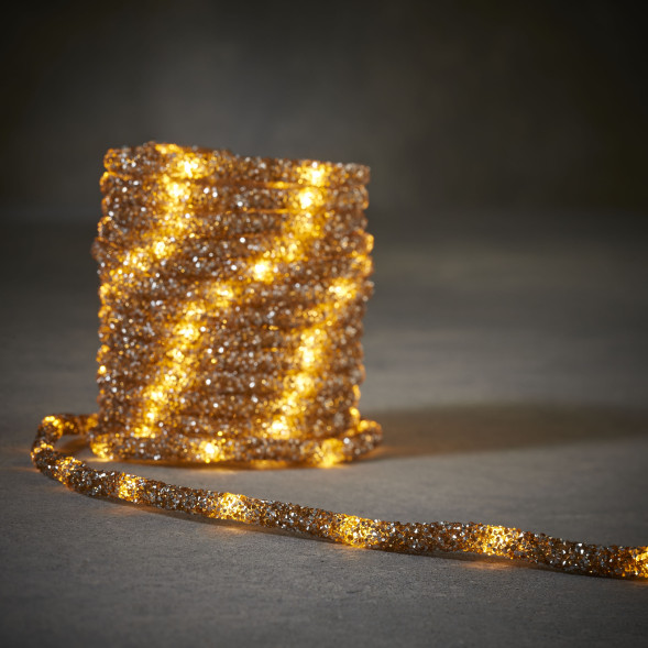 Гирлянда дюралайт Luca Lighting цвет шоколадный, 100 ламп, 8 функций, 5 м., LUCA (83798) 
