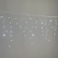 Светодиодная бахрома 3,1*0,5 м., 120 LED, холодный белый, статика, белый провод каучук, LTC (ECO120-8-2W)