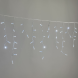 Светодиодная бахрома 3,1*0,5 м., 120 LED, холодный белый, статика, белый провод каучук, LTC (ECO120-8-2W) 