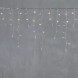 Светодиодная бахрома 3,1*0,5 м., 150 теплых белых LED ламп, мерцание, прозрачный провод ПВХ, LTC (PIL150BLW-10-2WW) 