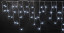 Светодиодная мерцающая бахрома 3*0.5 м., 220V, 112 холодных белых LED ламп, прозрачный провод, Rich LED (RL-i3*0.5F-T/W)