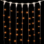 Светодиодный занавес 2*2 м., 400 желтых LED ламп, прозрачный провод ПВХ, LTC (PCL402-10-2Y)