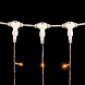Светодиодный занавес 2*2 м., 400 желтых LED ламп, прозрачный провод ПВХ, LTC (PCL402-10-2Y) 