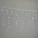 Светодиодная бахрома 3,1*0,5 м., 120 LED, холодный белый, мерцание, белый провод каучук, LTC (ECO120BLW-8-2W) 