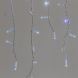 Светодиодная бахрома 3,1*0,5 м., 120 LED, холодный белый, мерцание, белый провод каучук, LTC (ECO120BLW-8-2W) 
