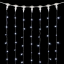 Светодиодный занавес 2*2 м., 400 белых LED ламп, мерцание, прозрачный провод ПВХ, LTC (PCL402BLW-10-2W)