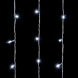 Светодиодный занавес 2*2 м., 400 белых LED ламп, мерцание, прозрачный провод ПВХ, LTC (PCL402BLW-10-2W) 