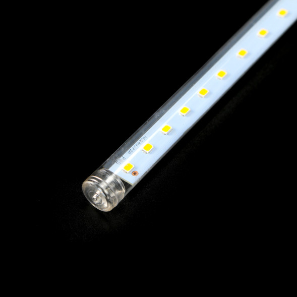 Гирлянда Тающие сосульки 5*0.3 м., 24V., 240 теплых белых LED ламп, коннектор, черный ПВХ, LTC (CCL240-10-1WW) 