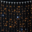 Светодиодный занавес 2*2 м., 400 желтых LED ламп, мерцание, прозрачный провод ПВХ, LTC (PCL402BLW-10-2Y)