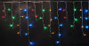 Светодиодная мерцающая бахрома 3*0.5 м., 220V, 112 разноцветных LED ламп, прозрачный провод, Rich LED (RL-i3*0.5F-T/M)