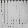 Светодиодный занавес 2*2 м., 400 LED, тепло-белый, статика, черный провод каучук, LTC (ECO402-1-2WW)