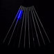 Гирлянда Тающие сосульки 10*0.5 м., 24V., 600 синих LED ламп, коннектор, черный ПВХ, LTC (CCL600-10-1B) 