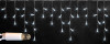 Светодиодная бахрома с колпачком 3*0.5 м., 112 холодных белых LED ламп, прозрачный провод, Rich LED (RL-i3*0.5-CT/W)