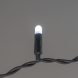 Светодиодный занавес 2*2 м., 400 LED, холодно белый, статика, черный провод каучук, LTC (ECO402-1-2W) 