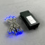 Светодиодная гирлянда 5 м., 3 батарейки типа D 4.5V, 50 LED ламп синего цвета, таймер, прозрачный провод, LTC (EST50-4W10-8B)