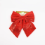 Бант Эмили 20x22 см., 1 шт., красный, бархат, Christmas DeLuxe (14245)