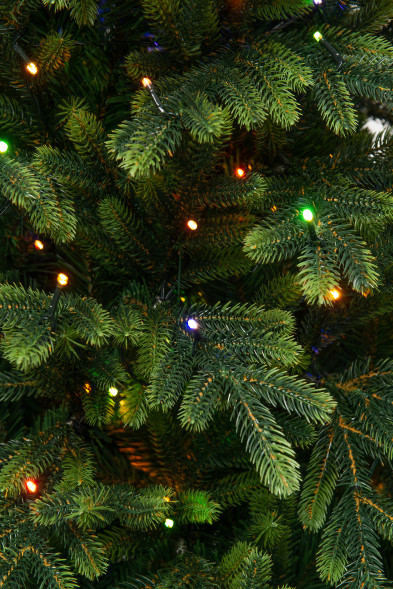 Искусственная елка Венецианская 210 см., 510 мульти/теплых белых Led ламп (2в1), Литая хвоя+ПВХ, ЕлкиТорг (175210) оптом