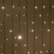 Светодиодный занавес 2*3 м., 600 LED, тепло-белый, статика, черный провод каучук, LTC (ECO602-1-2WW) 