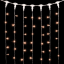 Светодиодный занавес 1*9 м., 900 экстра теплых белых LED ламп, прозрачный провод ПВХ, LTC (PCL901-10-2EWW)