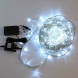 Светодиодная нить с эффектом бегущий огонь 30 м, 24V., 640 холодных белых LED ламп, прозрачный провод, Beauty Led (EST640-4F10-1W) 