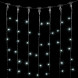 Светодиодный занавес 1*6 м., 600 белых LED ламп, черный провод ПВХ, LTC (PCL601-11-2W) 