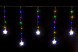 Гирлянда бахрома Звезда 3*0,7*0,5 м., 10 разноцветных LED ламп, прозрачный провод, Winner (m.02.4T.10L-8Star) 